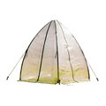 Gardencare 551 x 551 x 709 in Winter Garden Tent with Steel Frame  Transparent Cover 3PK GA2073454